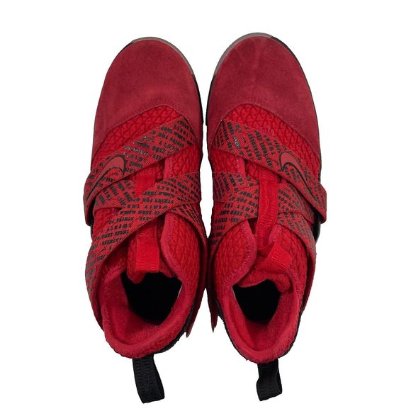 KIDS NIKE LEBRON‎ SOLDIER 12 University Red/Black AA1353-660 size 2y - Picture 8 of 13